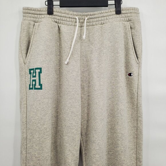 Champion x Stranger Things Hawkins High Sweatpants Jogger Men Size 2XL Grey - Picture 2 of 13